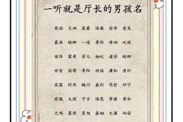 2019年4月23号寅时出生的男孩要怎么起名字姓名
