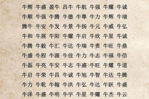 傍晚出生的属牛男孩如何起名姓名