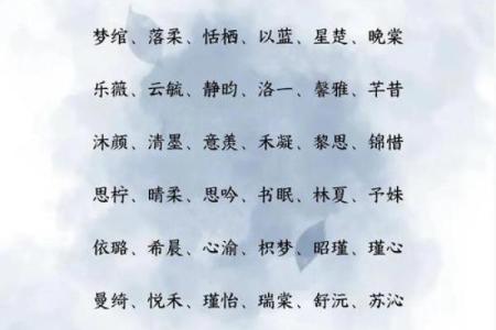 2021年7月20日出生的起名注意事项,女孩有仙气的名字精选姓名