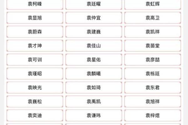 袁氏家族的字辈排行和家谱记载-姓名学-华易网姓名