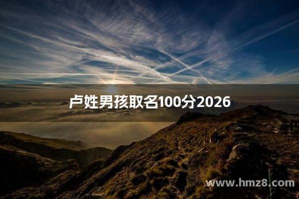 卢姓男孩名字大全-卢姓男孩起名字大全-卢姓名字大全姓名